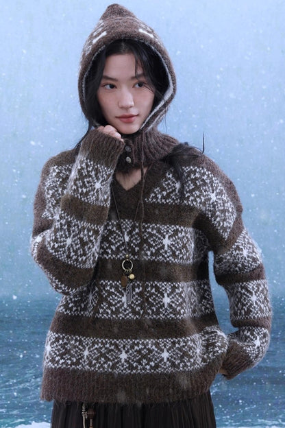 Fair Isle Latte Sweater