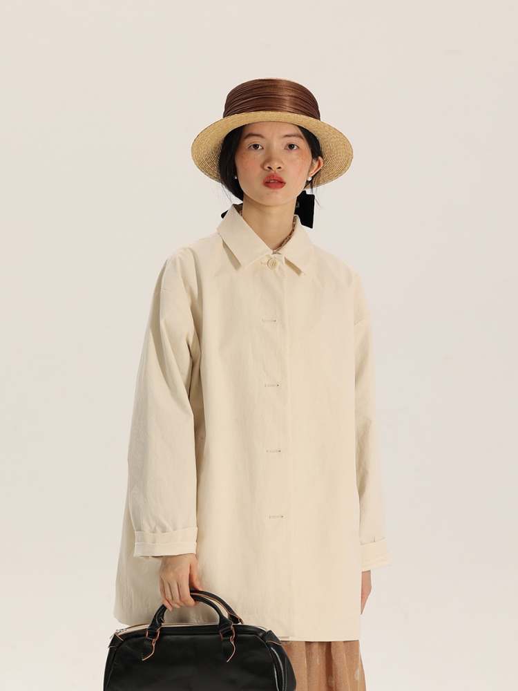 Paper Cotton Mid Length Shirt