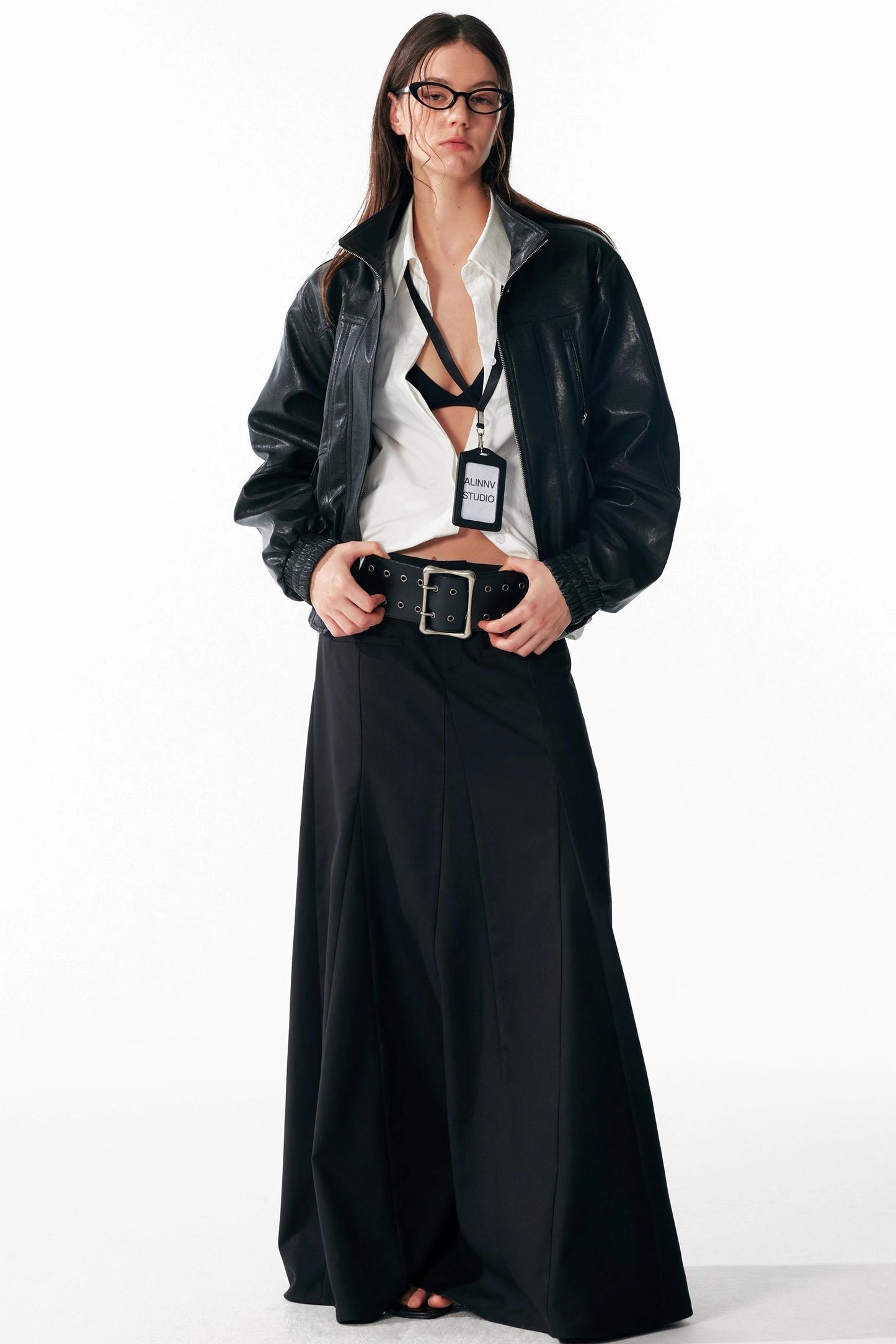 Versatile Cropped Shoulder Shirt