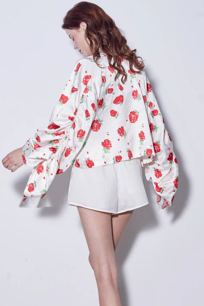 Deconstructed Rose Beaded Jacket