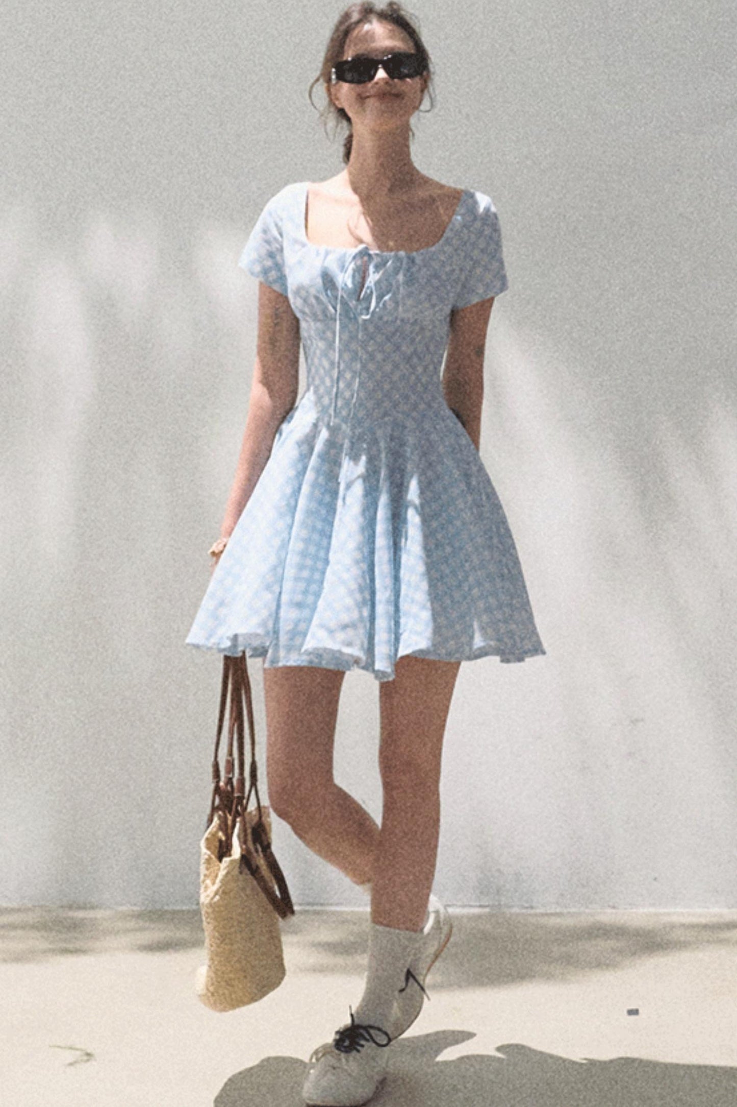 Tencel Bow Tie Dress