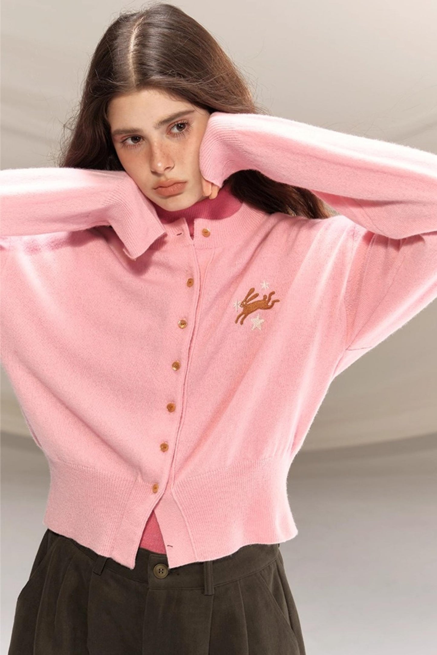 Seamless Wool Turtleneck Sweater