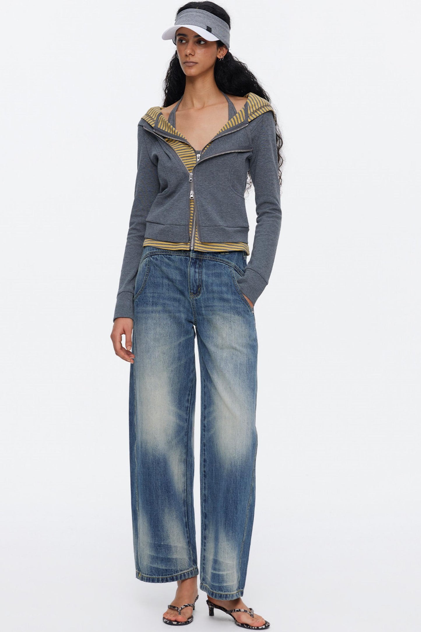 Deconstructed Patchwork Sweatshirt