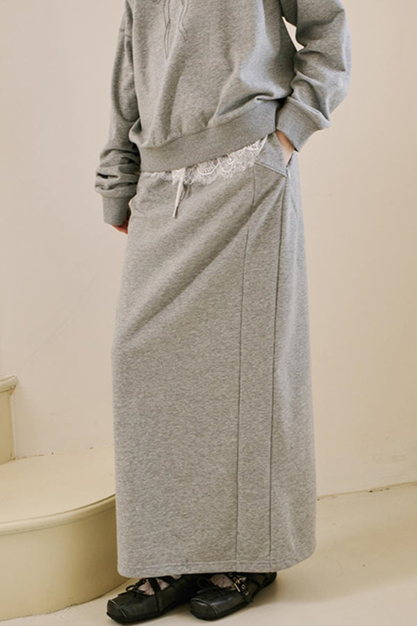 Chic Asymmetric Sweatshirt Set-Up