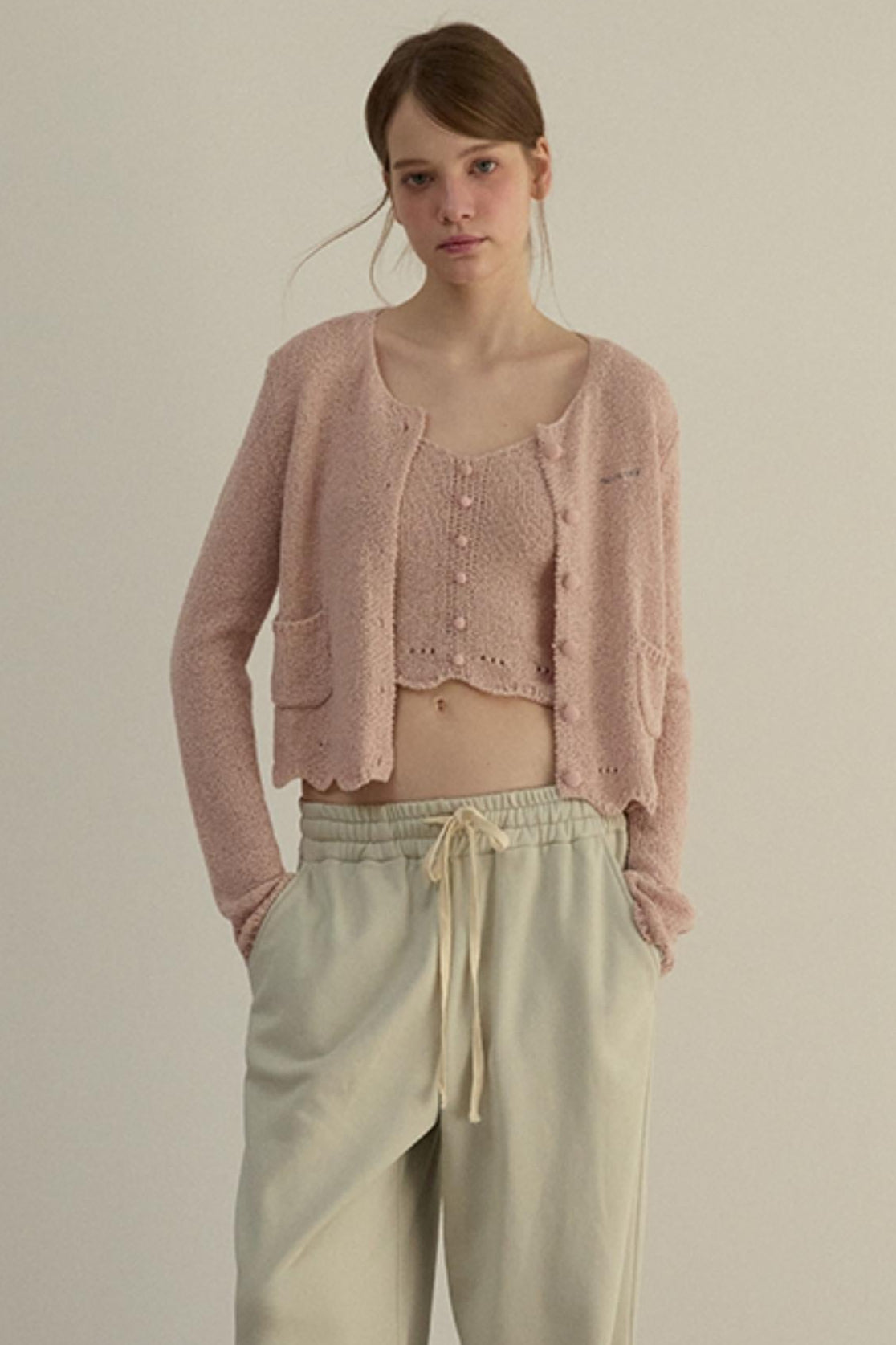 Misty Knit Cardigan Set