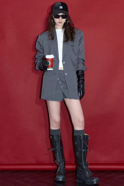 Retro Polka Dot Winter Jacket