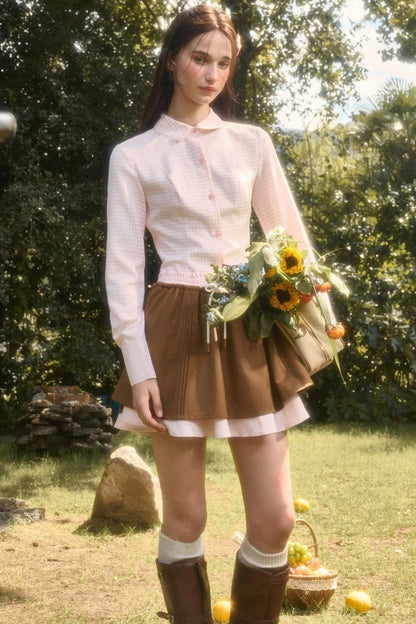 Organic Cotton Layered Skirt