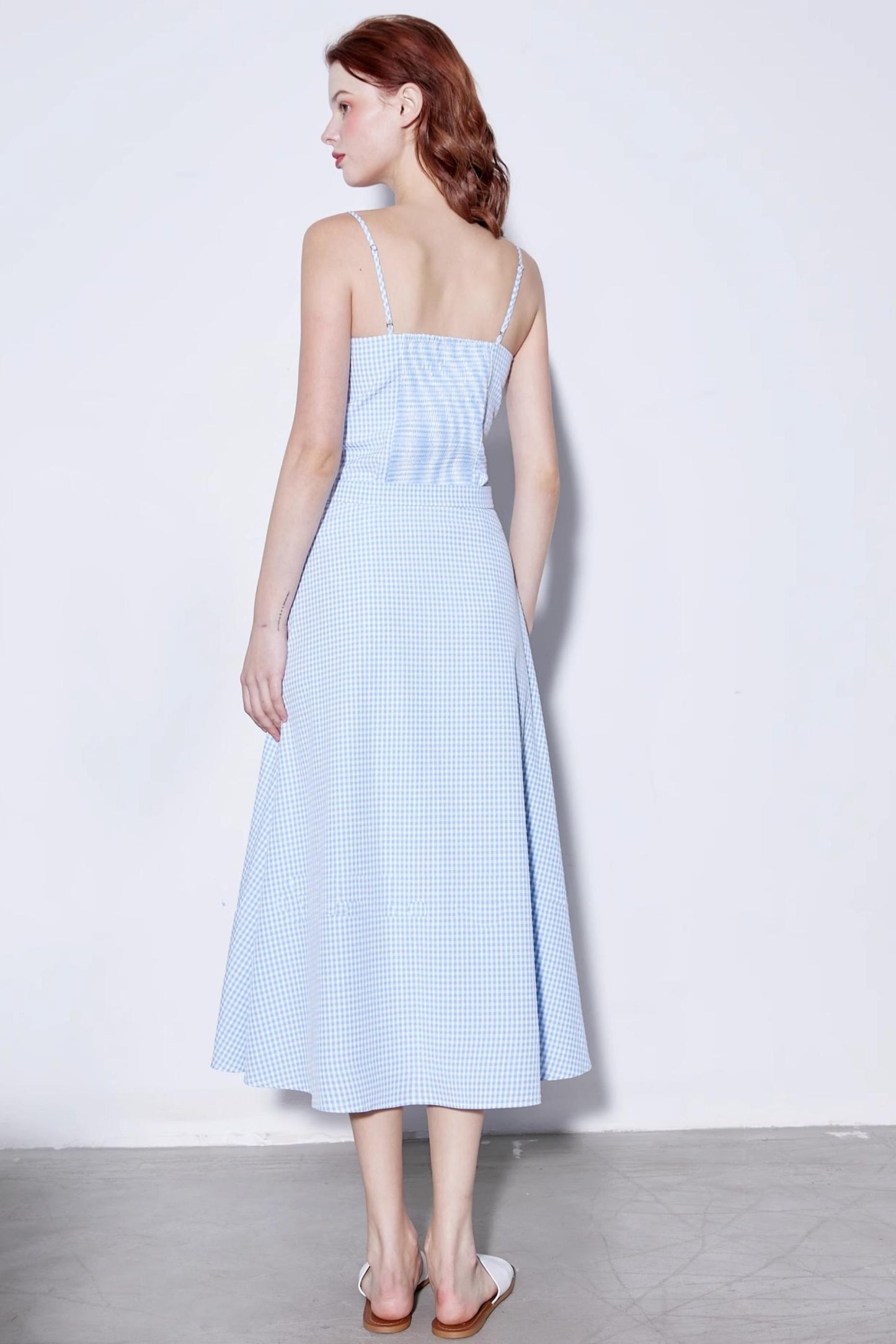 Checkered Sweetheart Summer Skirt Set-Up