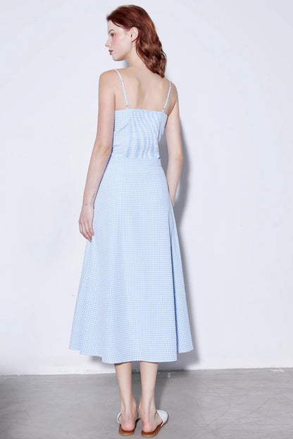 Checkered Sweetheart Summer Skirt Set-Up