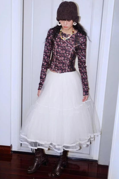 Vintage Leopard Velvet T-Shirt