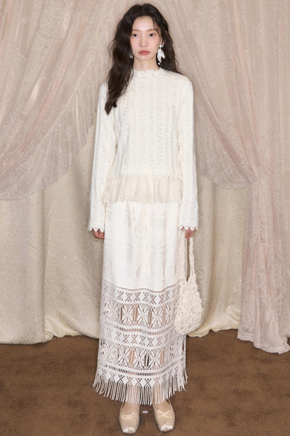 Original Monologue Fringe Skirt