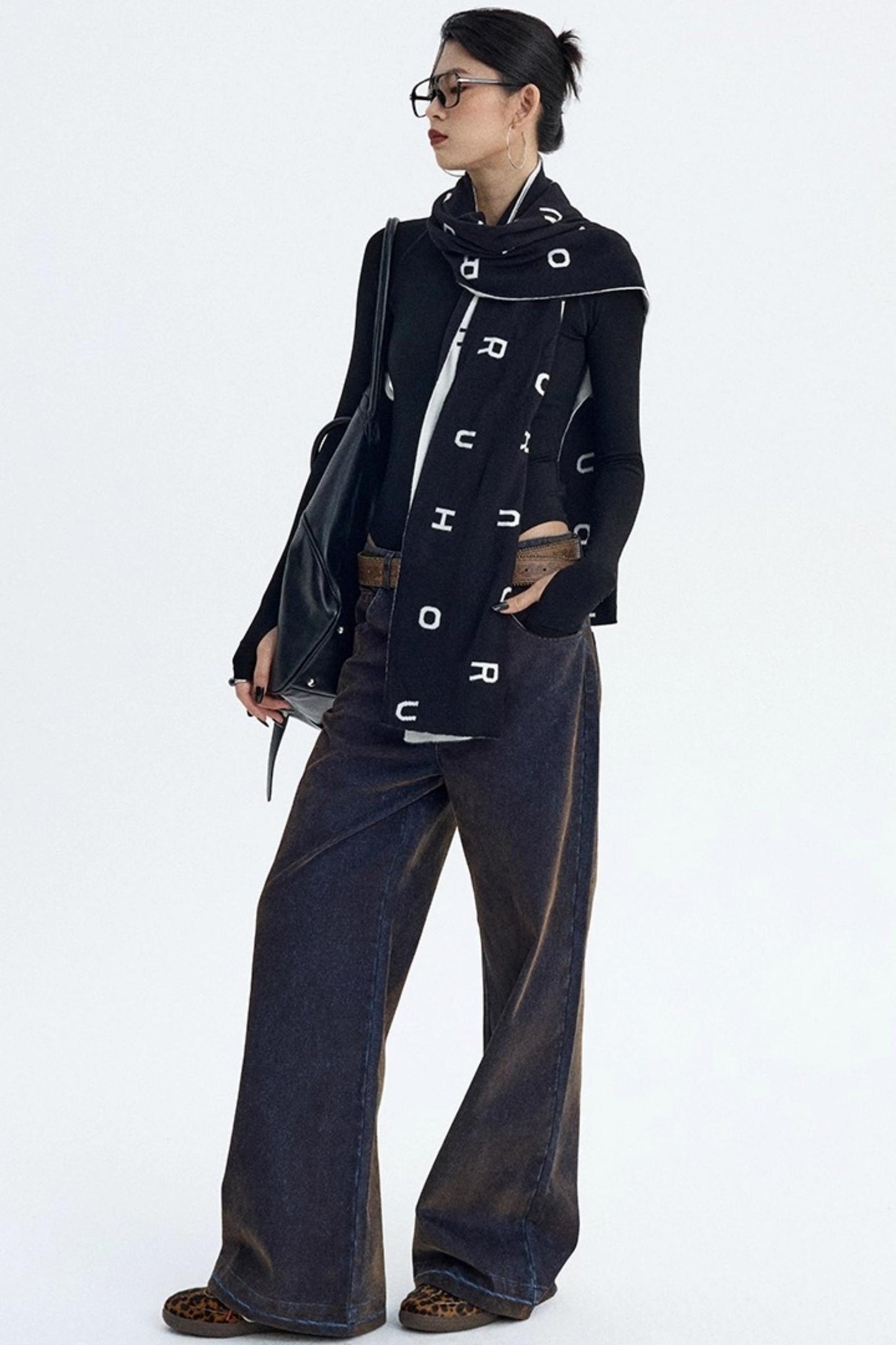 Distressed Velvet Winter Pants