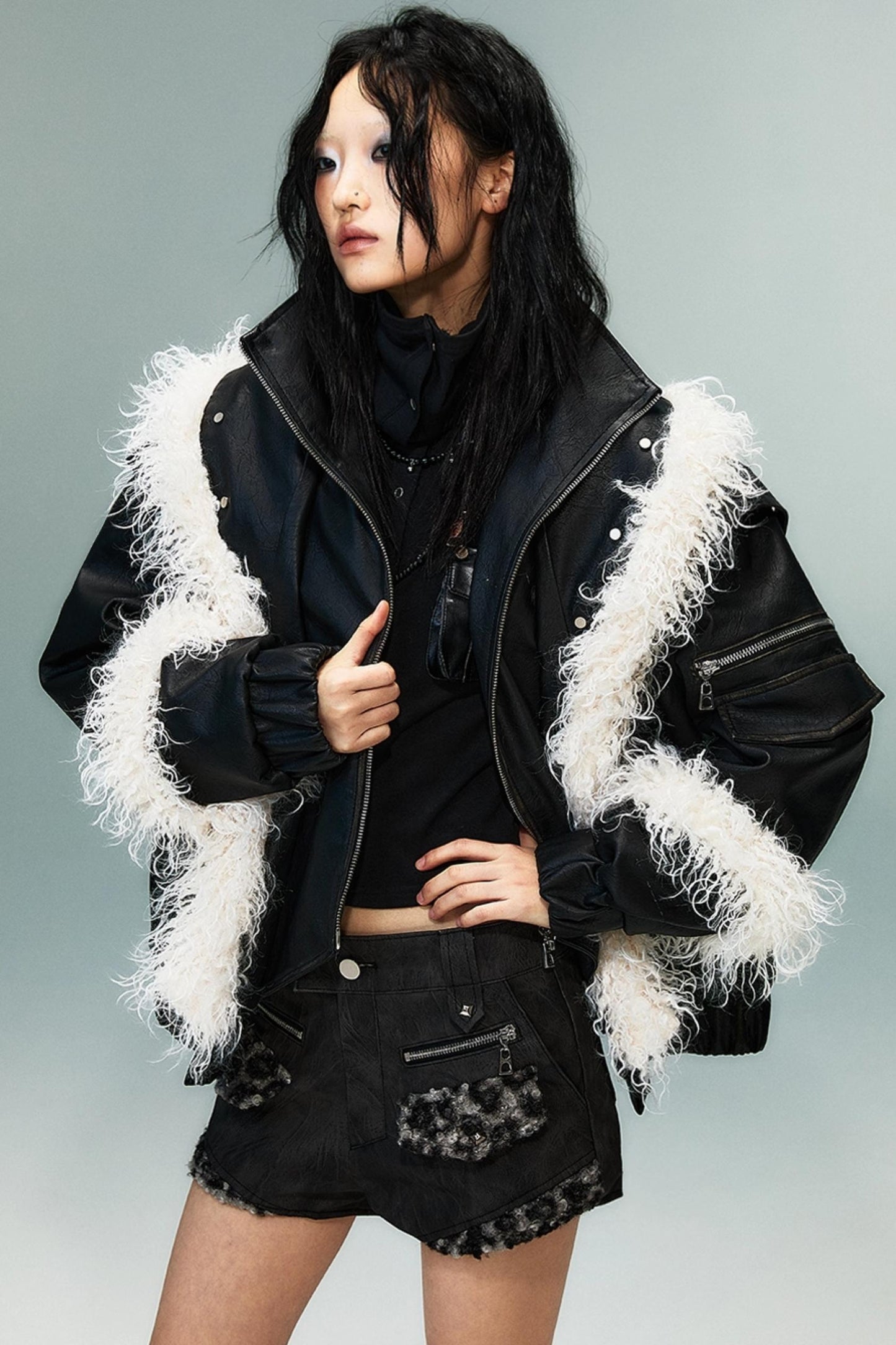 Autumn Vintage Punk Short Coat