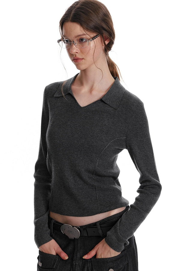 Classic Chic Lapel Top