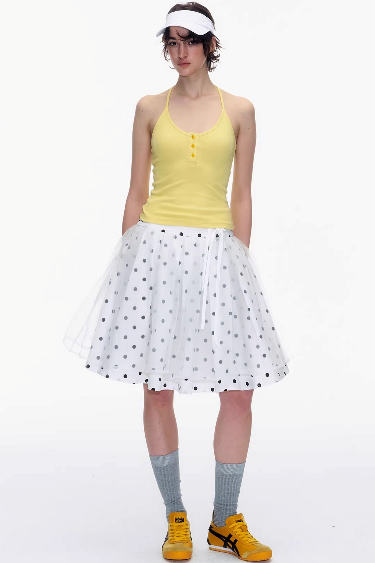 Pure Cotton Polka Dot Skirt