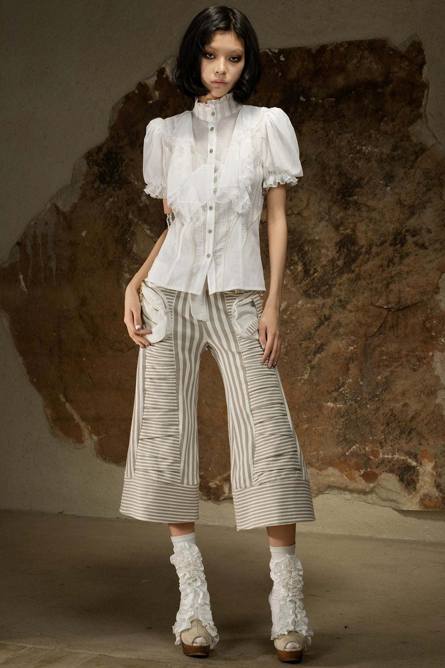 Retro Palace Puff Sleeve Blouse