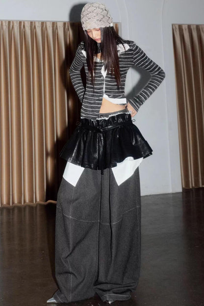 Ultra-High Collar Knit Base Shirt