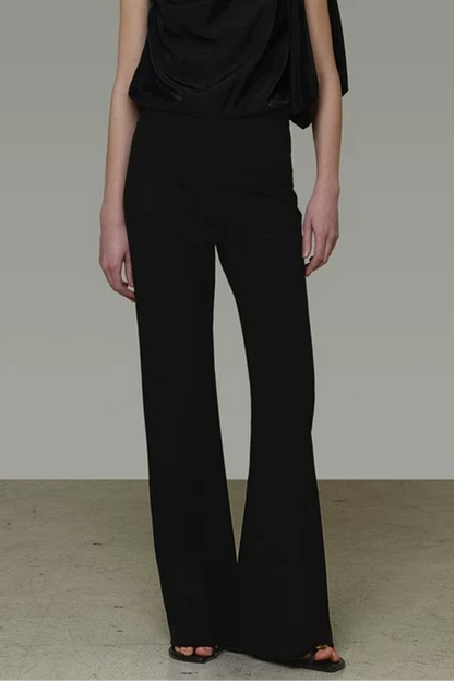 Elegant Black Flared Pants