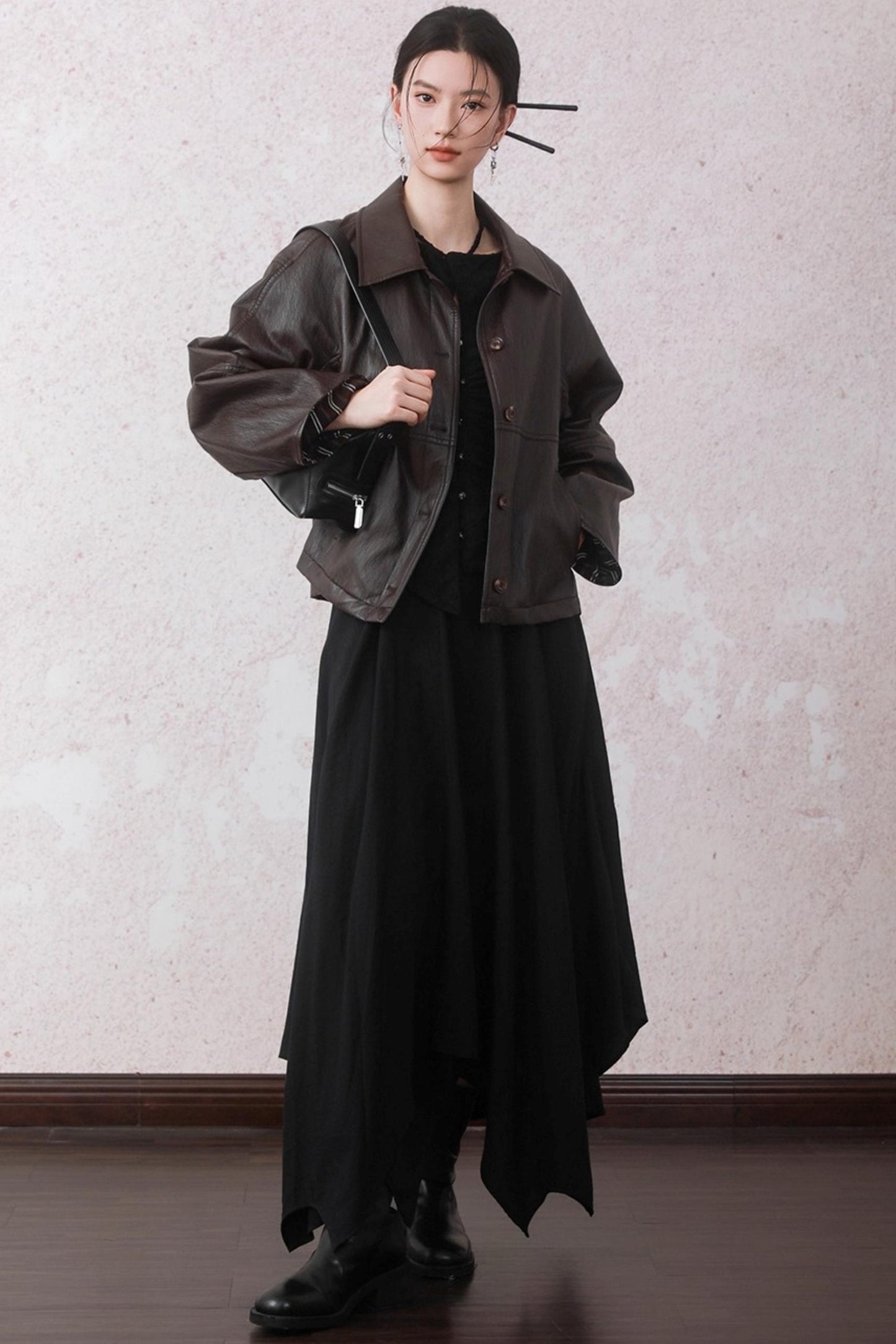 Caramel Coffee Leather Jacket