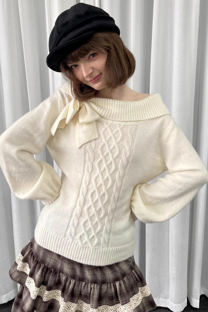 Versatile Lazy Sense Cable Sweater