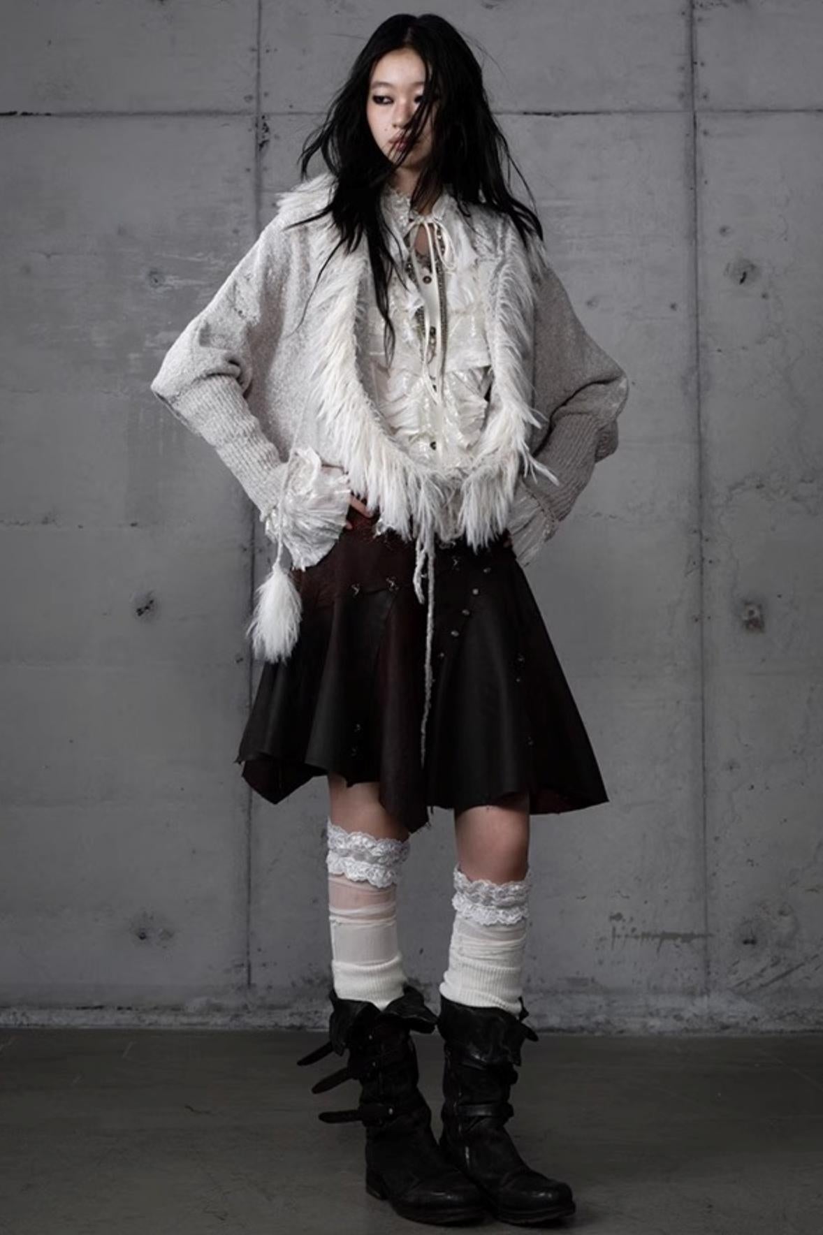 Lazy Vintage Hooded Sweater Coat