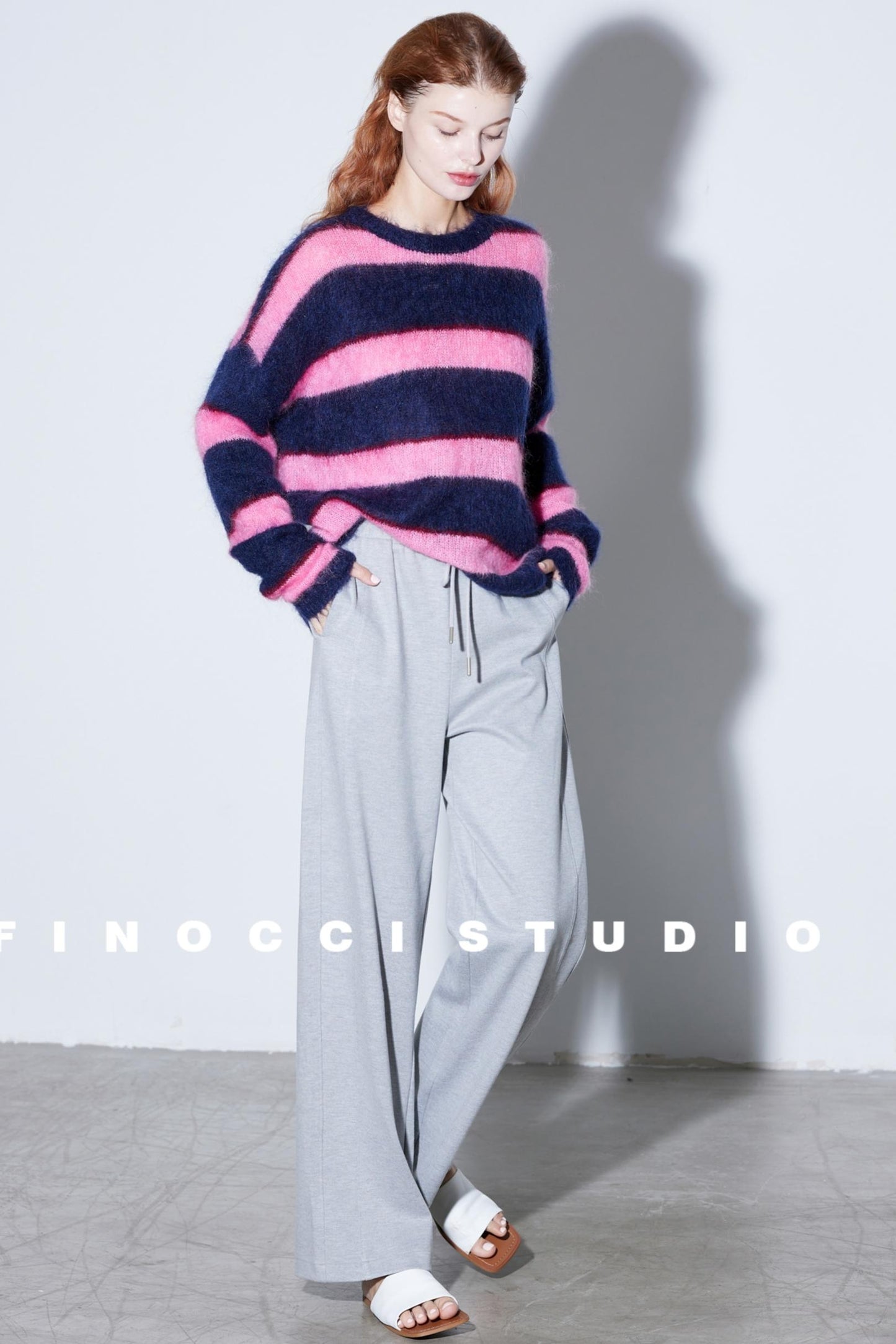 Mulberry Silk High-Waisted Trousers