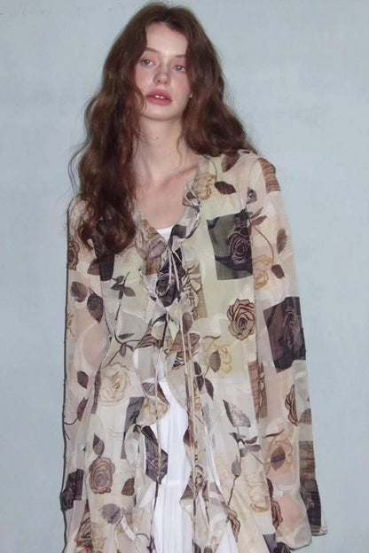 Summer Lace Long Cardigan