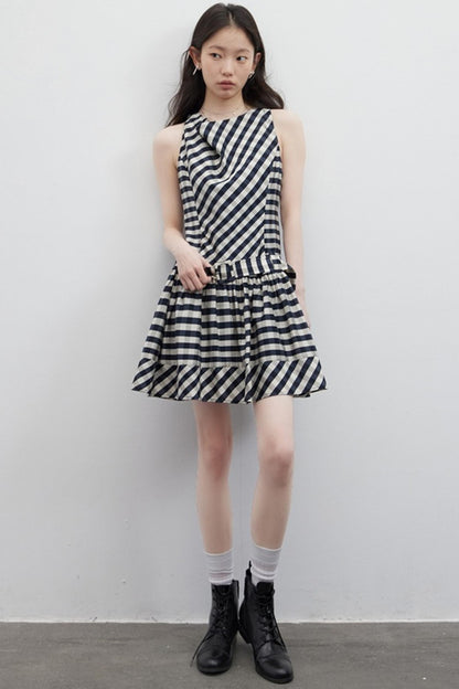 Vintage Check Acetate Dress