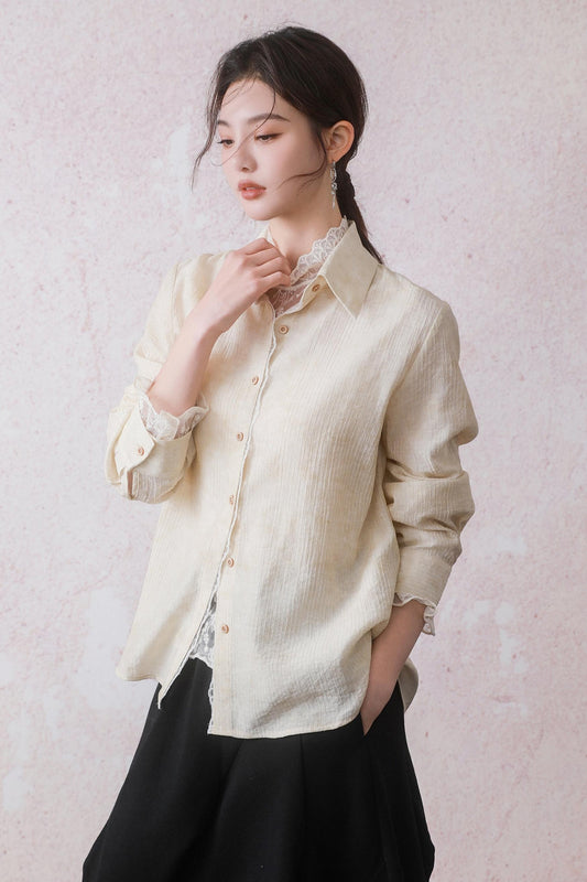 Commute Style Lace Shirt