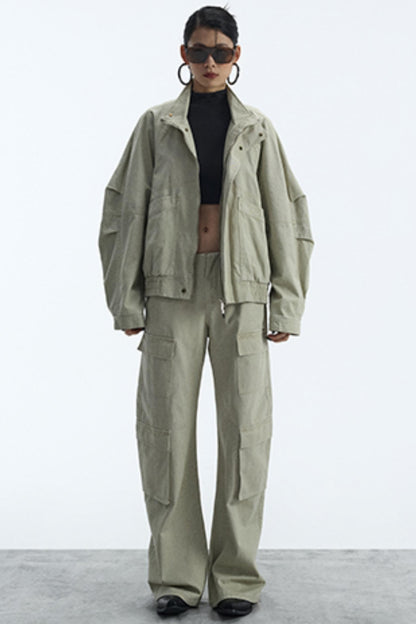 Modern Khaki Cargo Pants