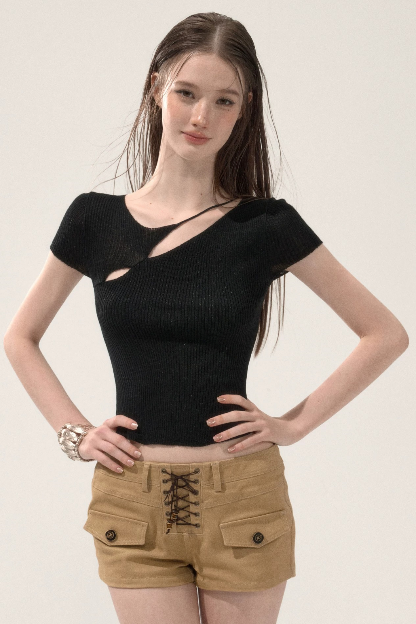 Hollow Knit Summer Top