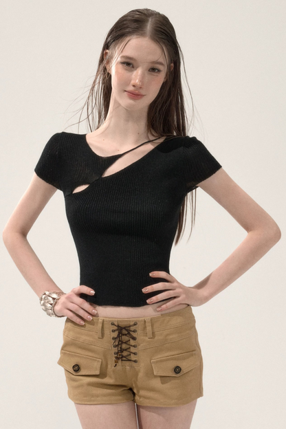 Hollow Knit Summer Top