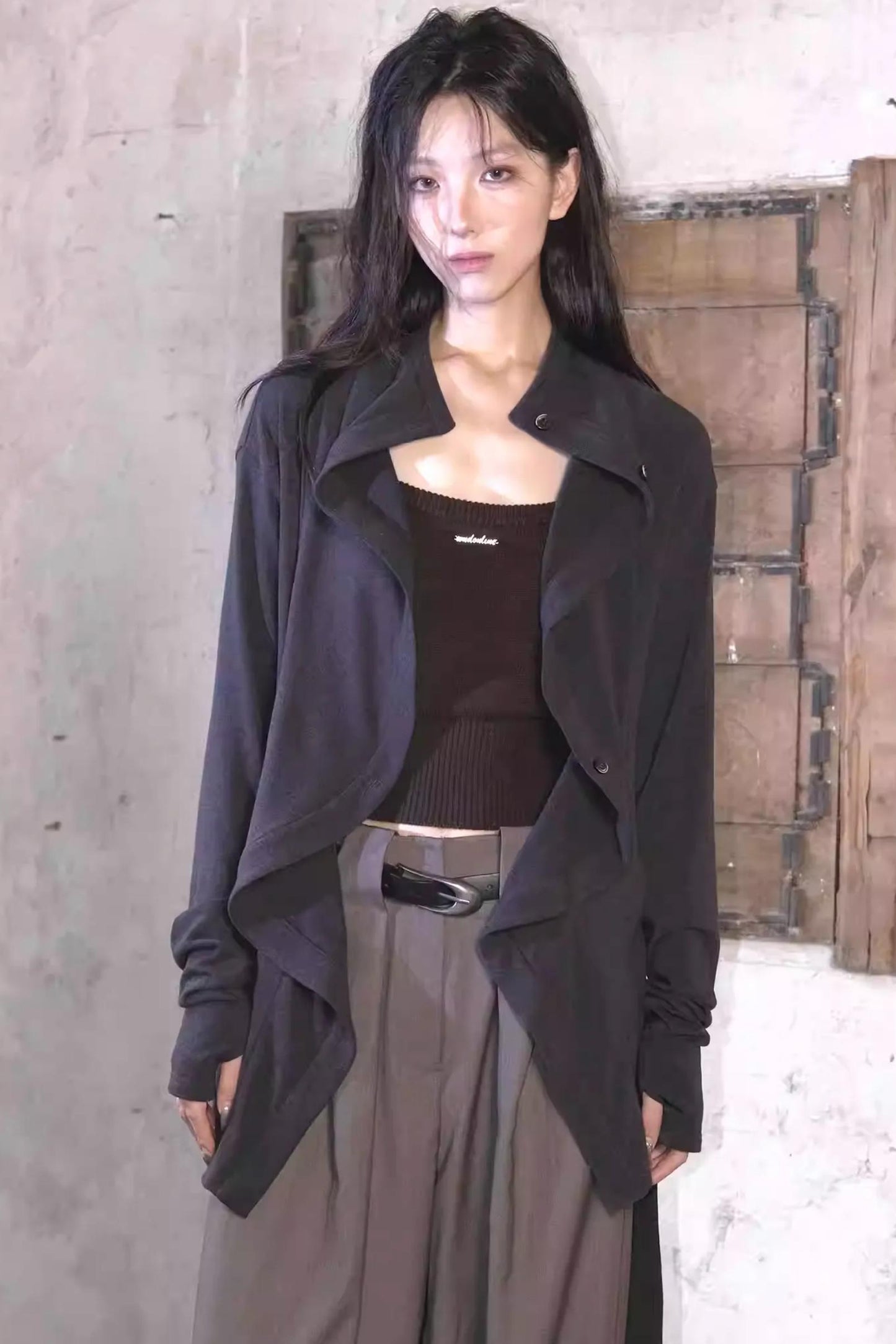 Beauvoir Ruffled Knit Cardigan