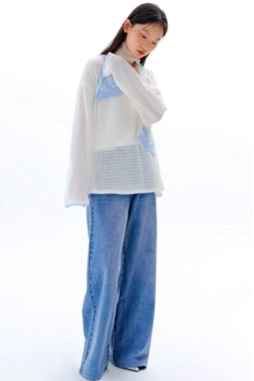 Original Embroidery Knitted T-Shirt