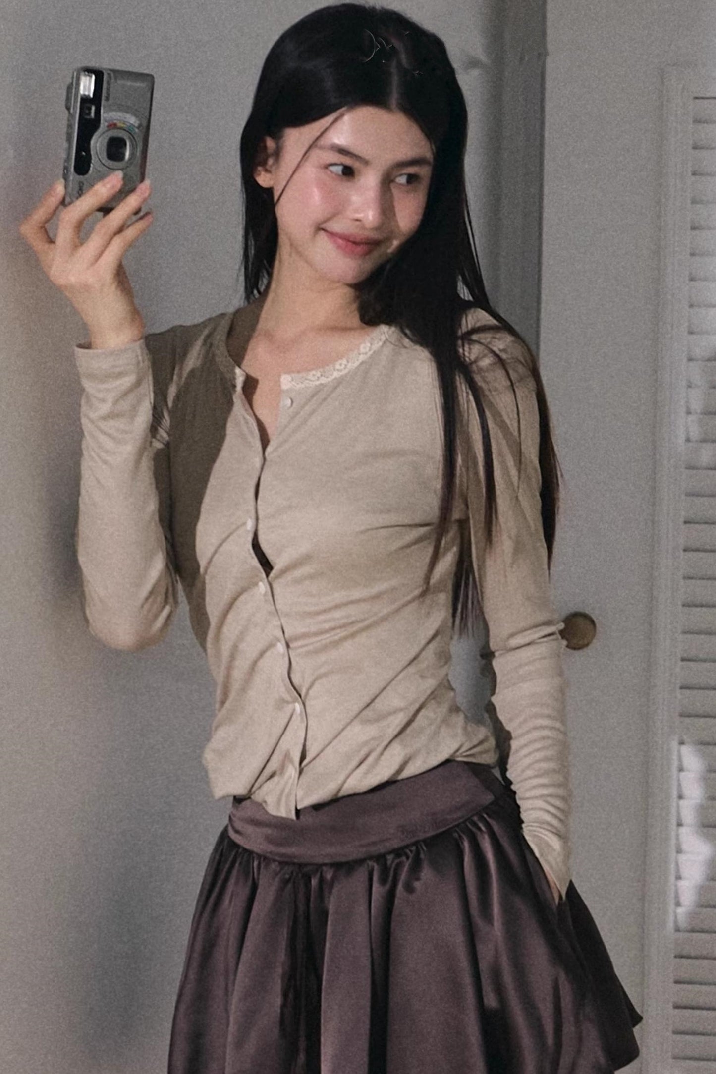 Reversible Bud Cardigan Top