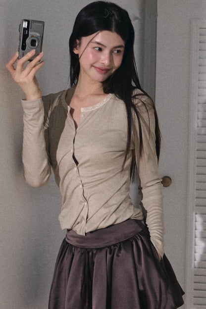 Reversible Bud Cardigan Top