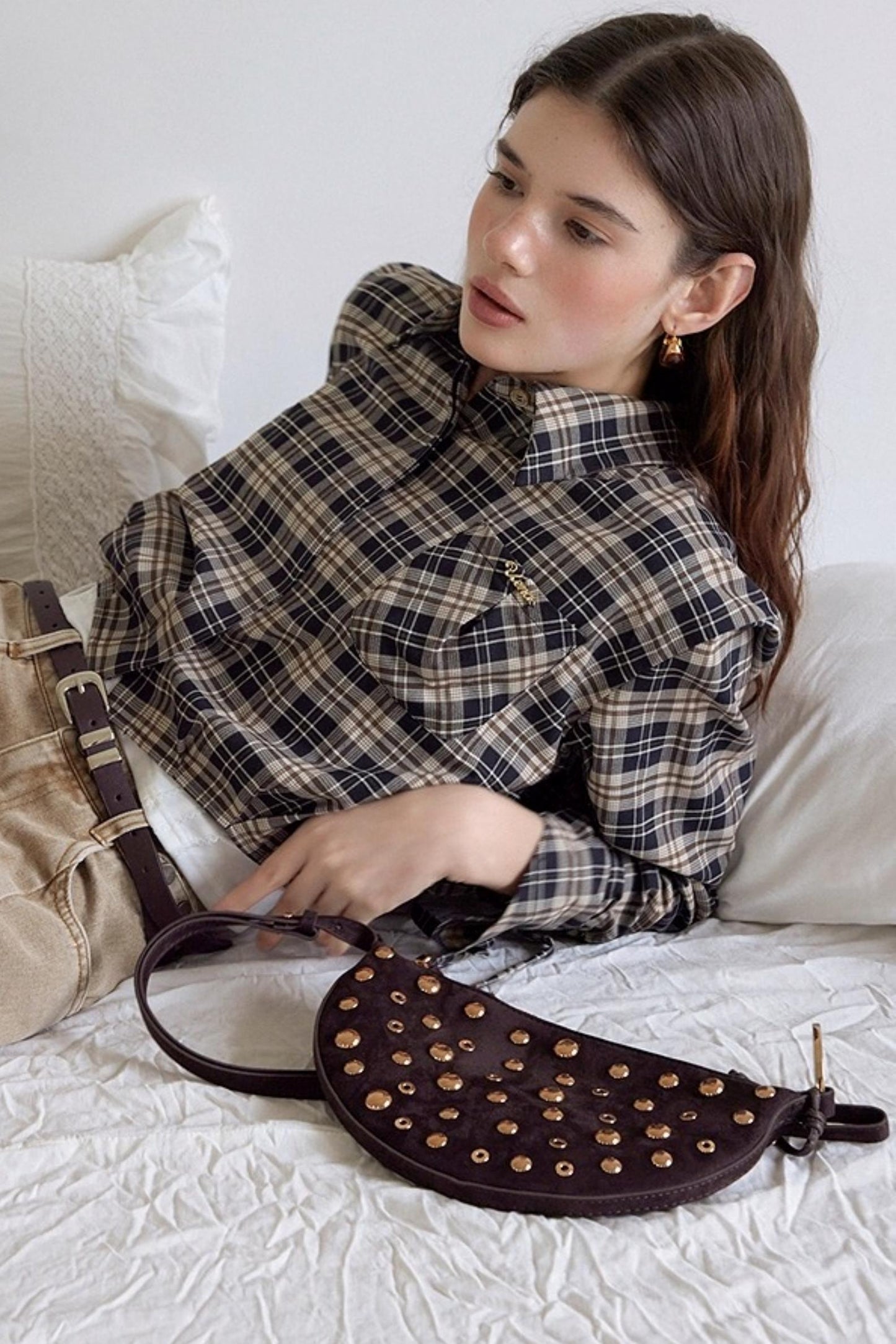 Vintage Plaid Long Sleeve Shirt