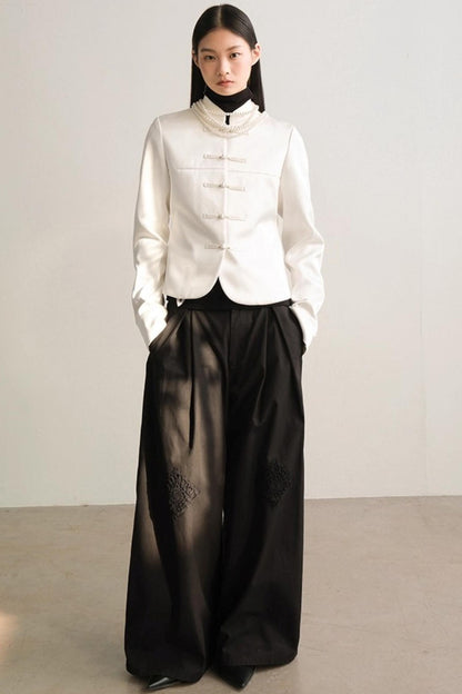 Modern Satin Winter Coat