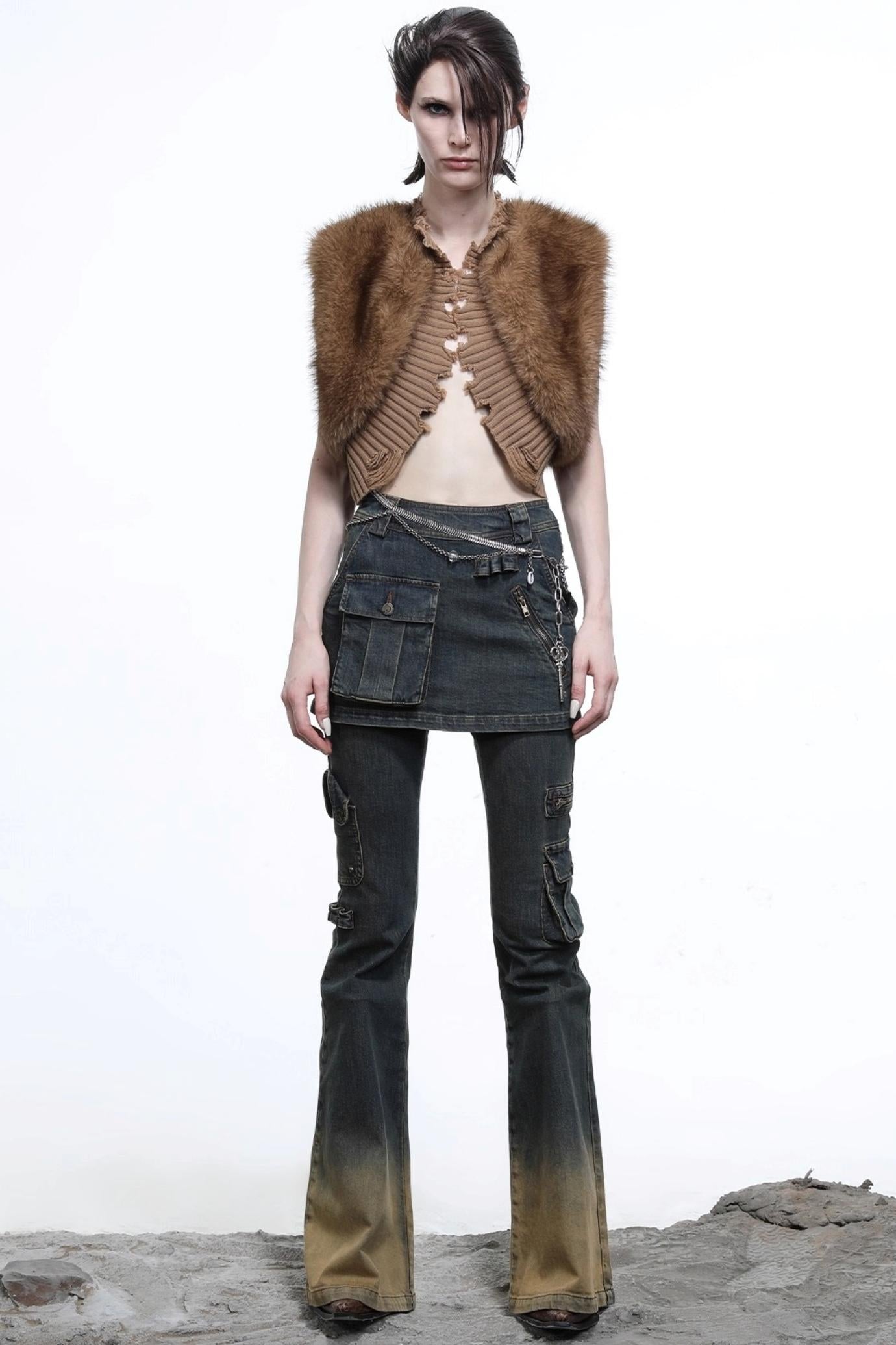 Warm Knitted Wool Vest