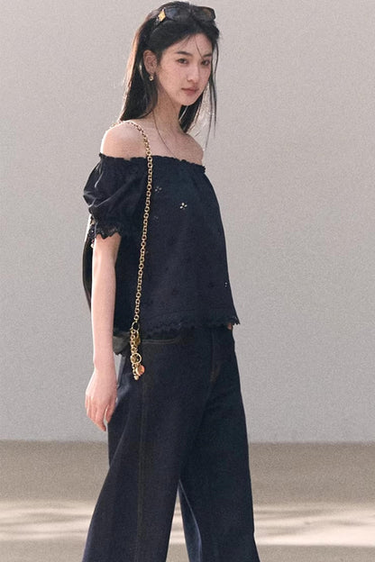 Sun-Kissed Floral Denim Set-Up