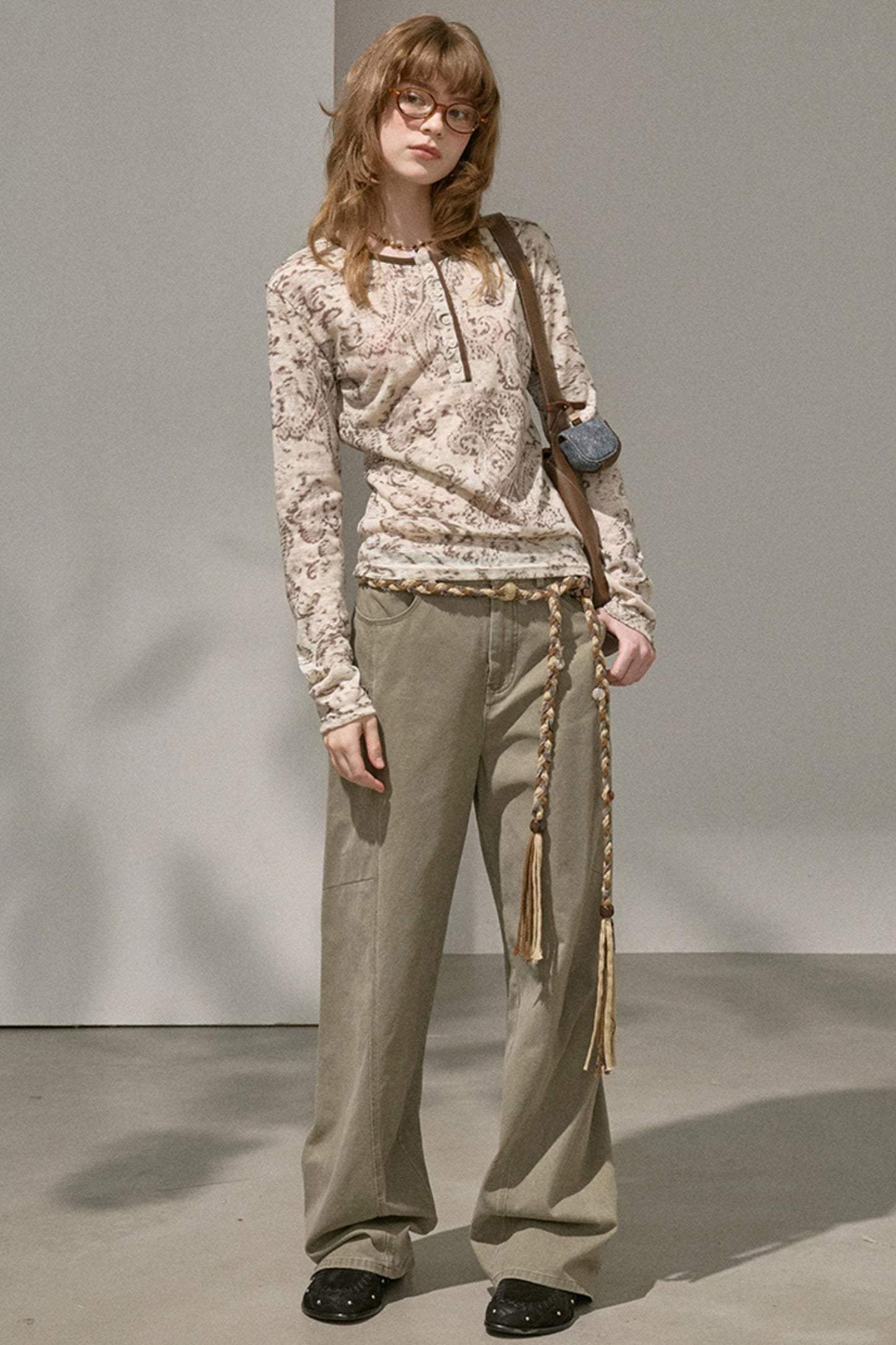 Luxury Riveted Casual Pants