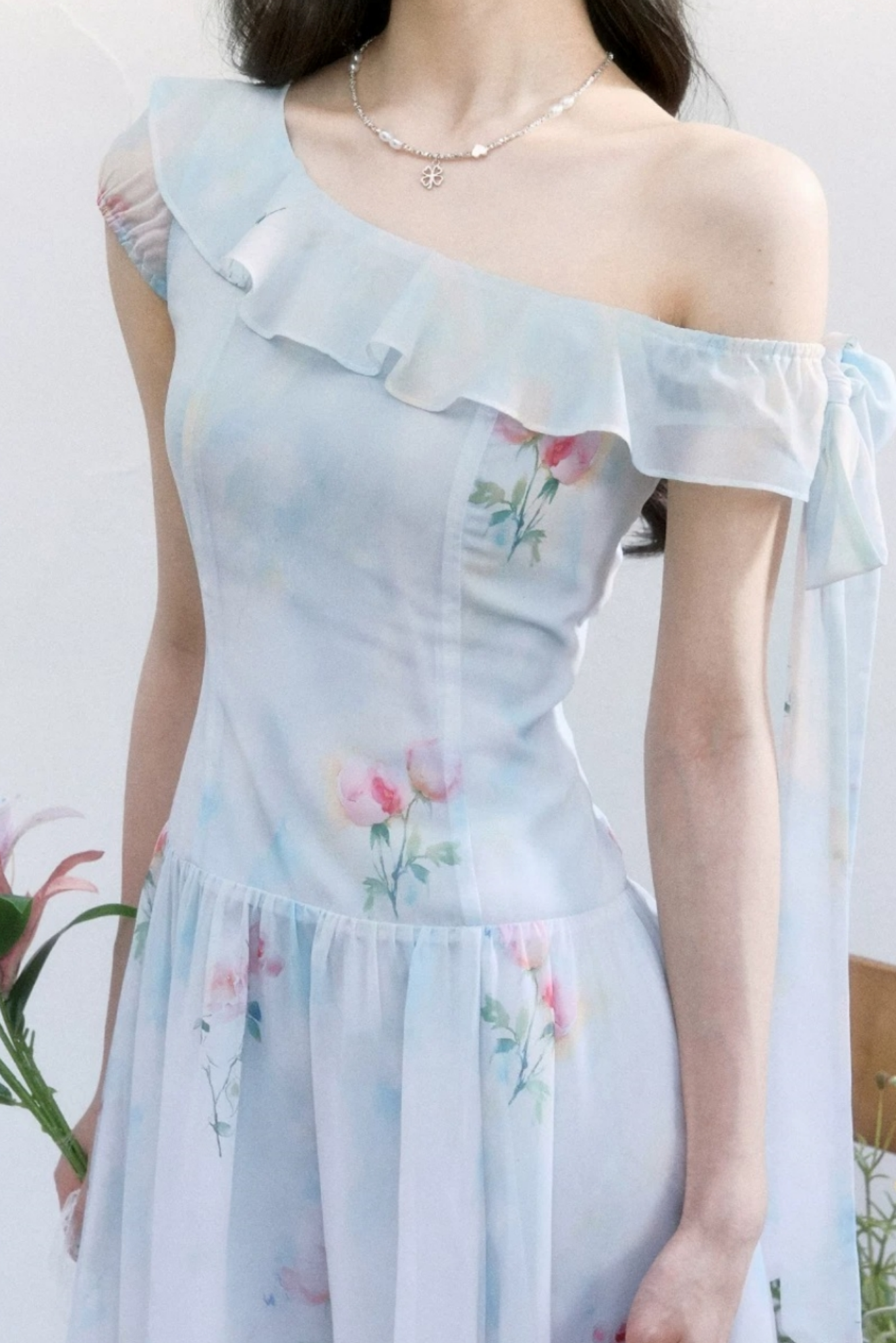 Sea Salt Rose Print Dress