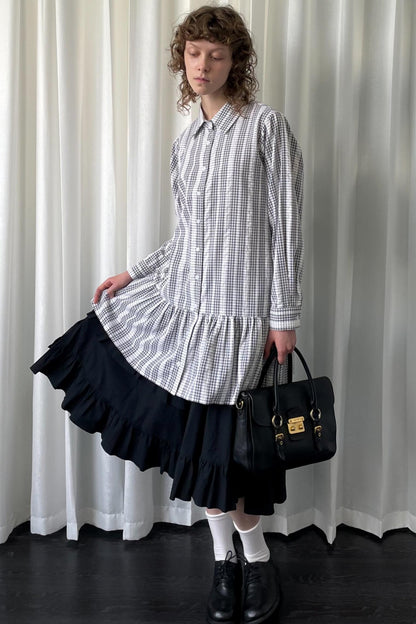 Loosestripe Long Sleeve Shirt Dress