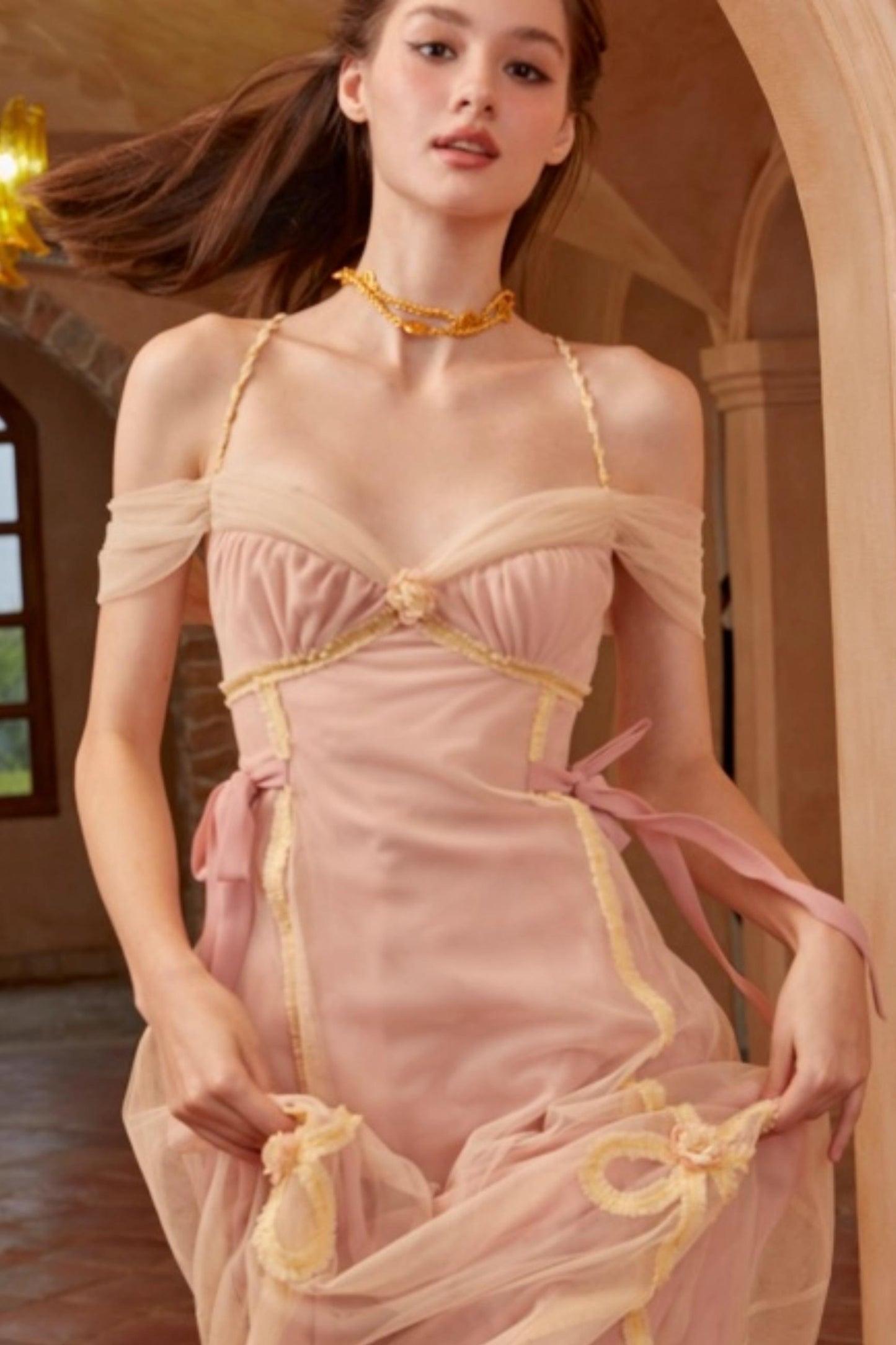 Egyptian Goddess Lace Dress