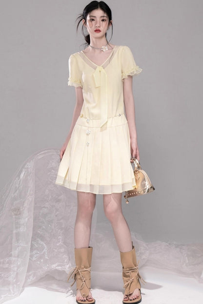 Sweet Character Patchwork Dress