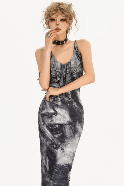 Cyberpunk Slip Dress