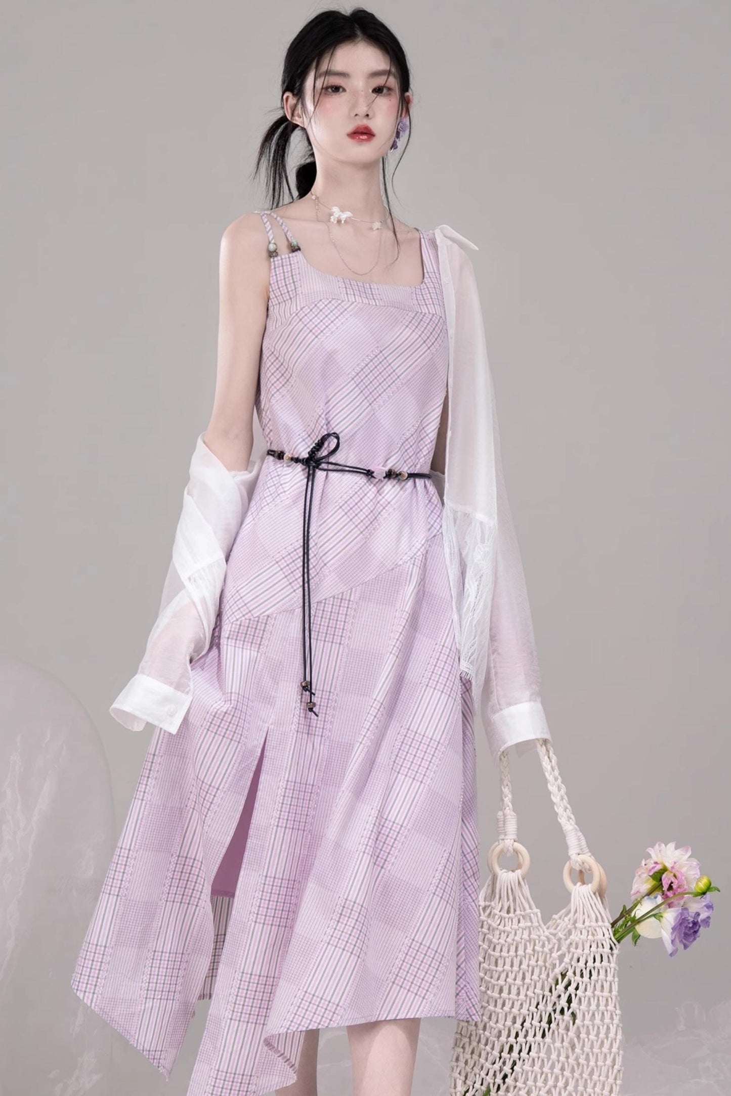 Artistic Halter Dress