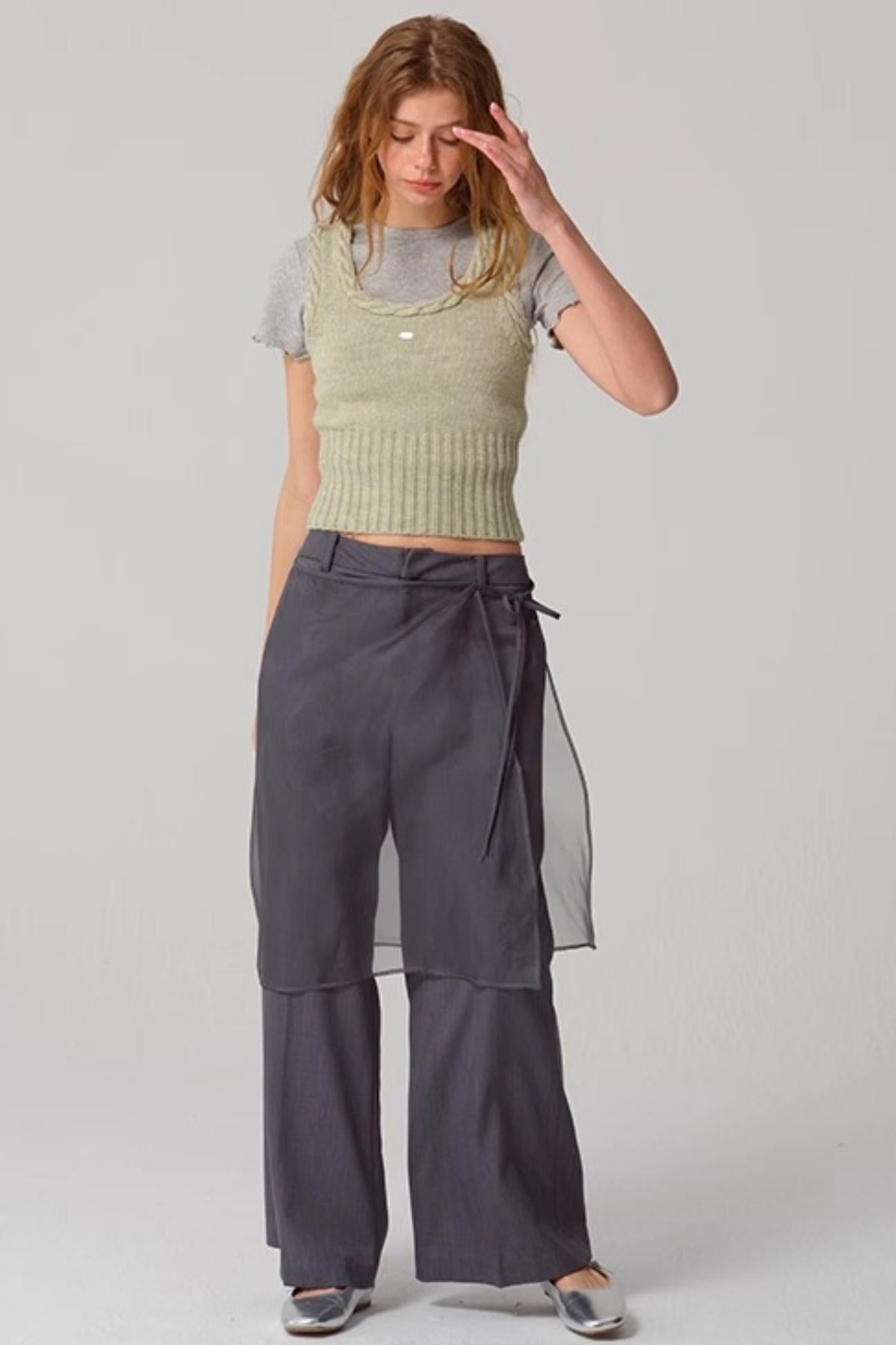 Charming Parisian Knit Undershirt