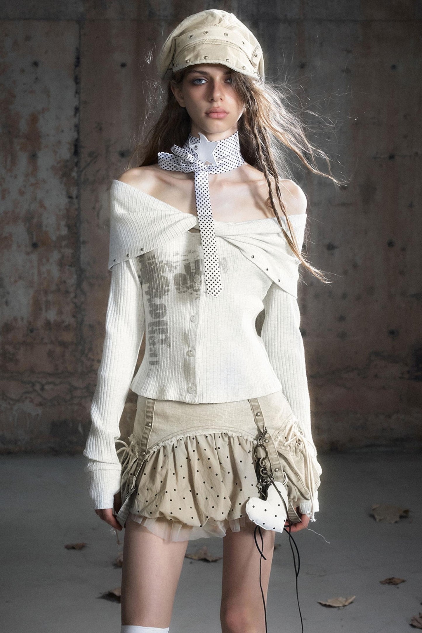 Twisted Diamond Knitted Top