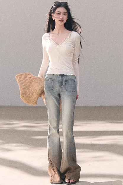 Bright Emotions Linen Knit Sweater